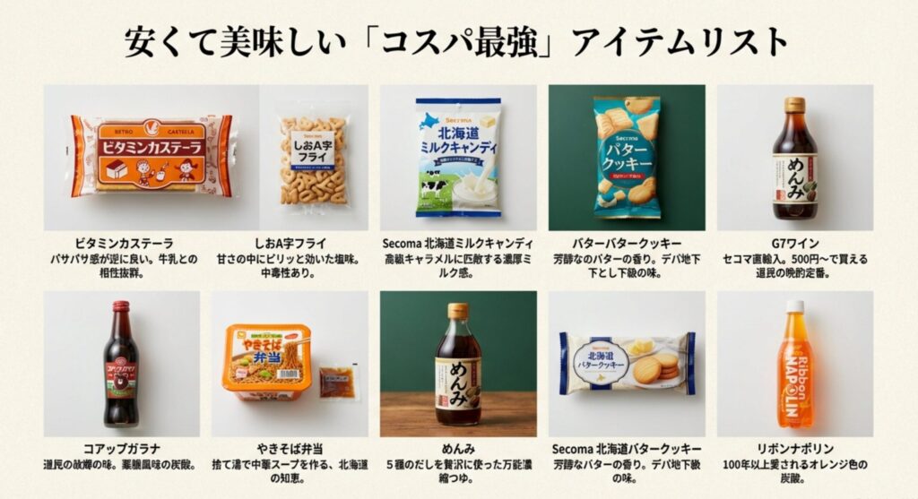 美味しくてコスパ最高アイテム