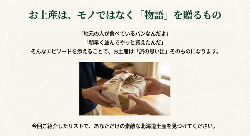 北海道のお土産はマイナーな品で決まり