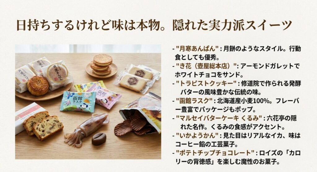 日持ちする美味しいマイナーお菓子