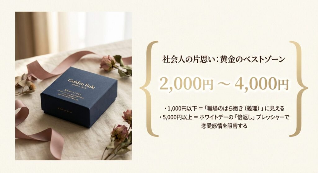 社会人が付き合う前の相手に贈るバレンタインの予算目安は2,000円から4,000円。安すぎると義理、高すぎるとプレッシャーになる相関図