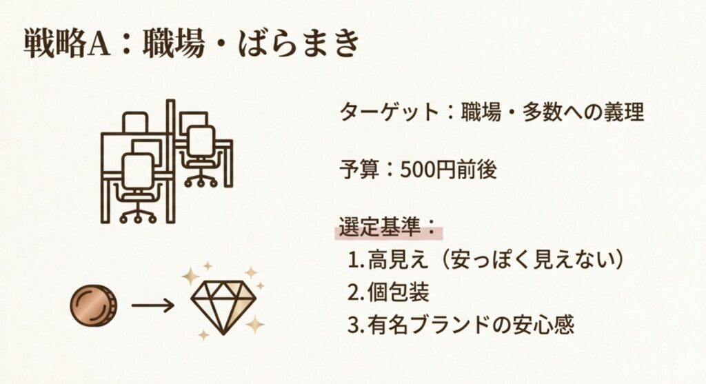 職場向け500円のお返し