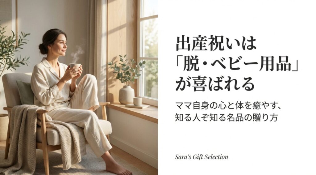 出産祝いは「脱・ベビー用品」が喜ばれる Sara's Gift Selection