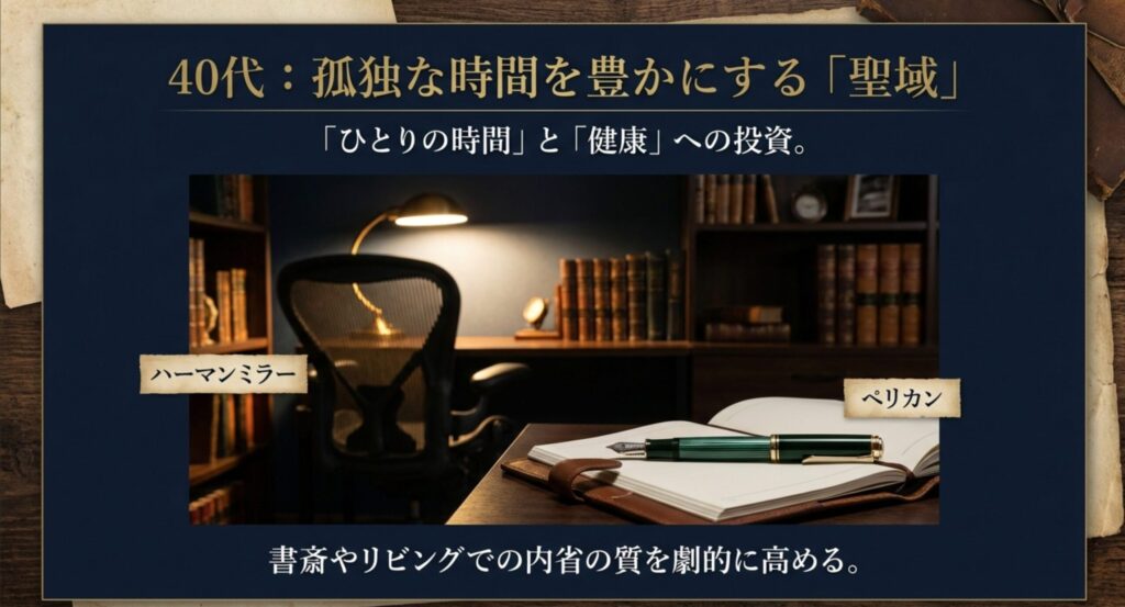 40代の聖域：ハーマンミラーのチェアとペリカンの万年筆