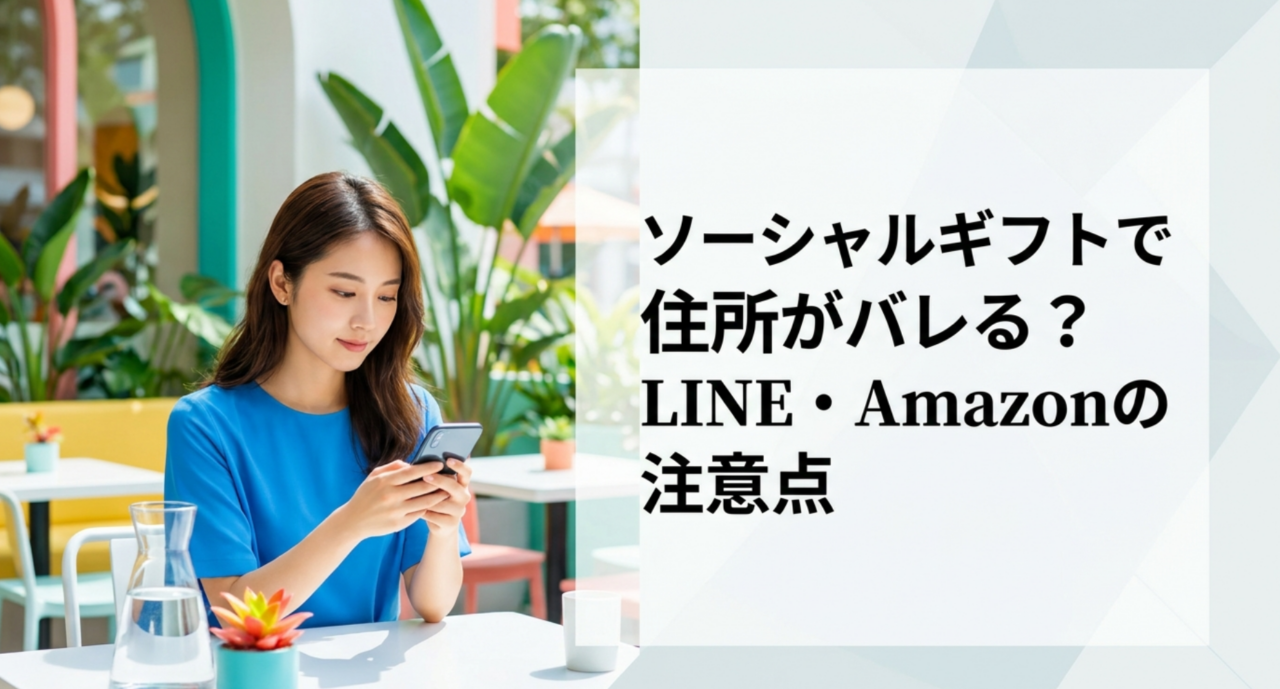 ソーシャルギフトで住所がバレる？LINE・Amazonの注意点