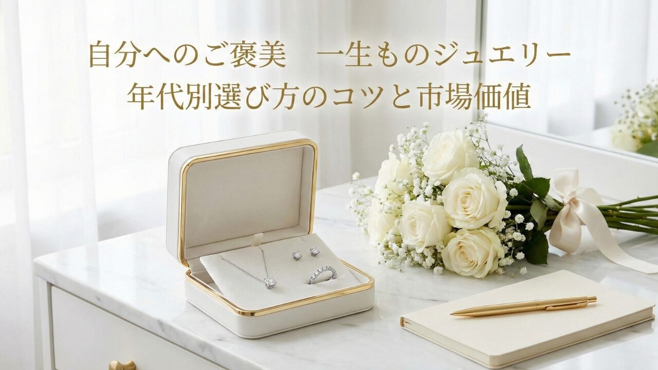 自分へのご褒美一生ものジュエリー年代別選び方のコツと市場価値