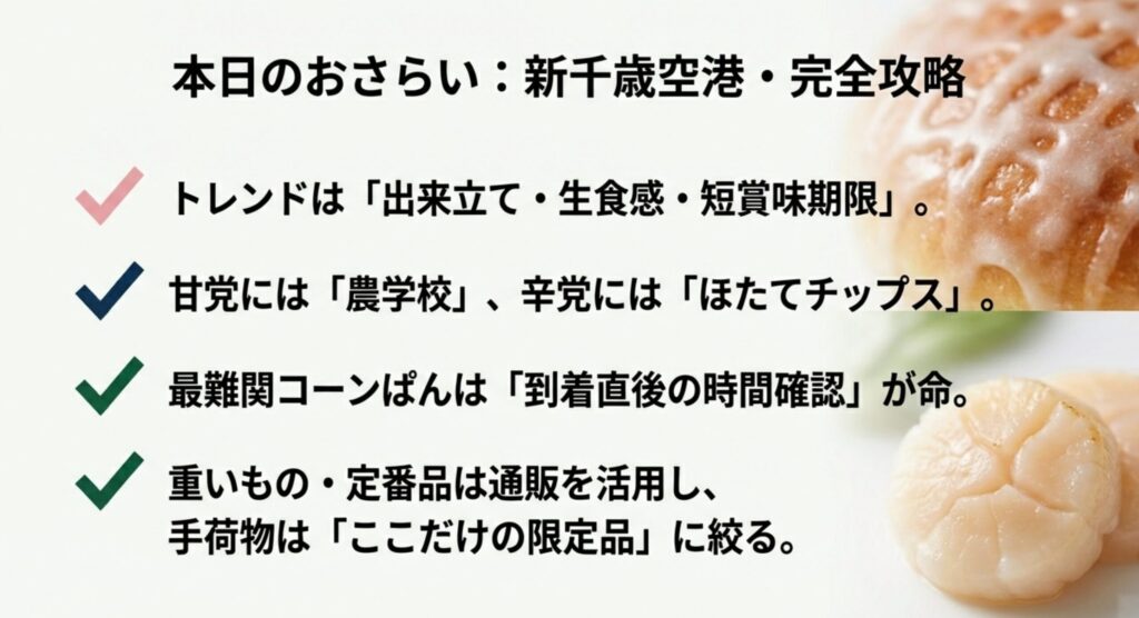 北海道新千歳空港で珍しいお土産を探すまとめ