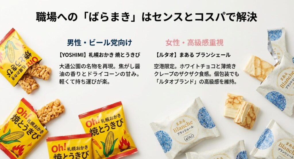 職場へのばらまきに最適な個包装のお菓子