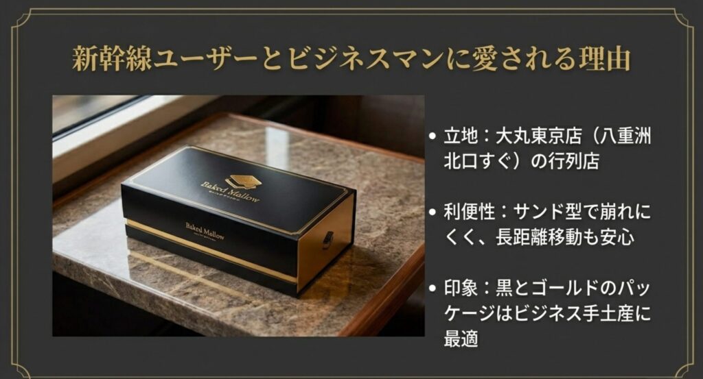 東京駅大丸にあるベイクドマロウの売り場