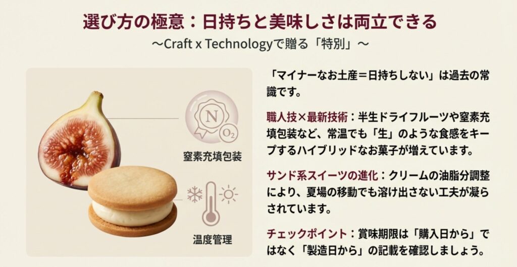 日持ちと美味しさを両立する最新技術と賞味期限のチェックポイント