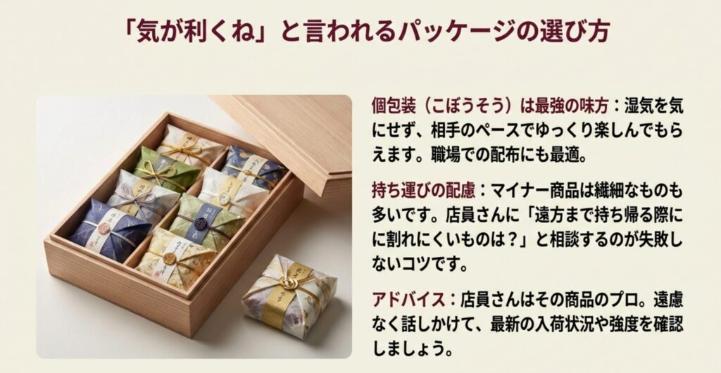 個包装のメリットと持ち運びしやすいパッケージ選び