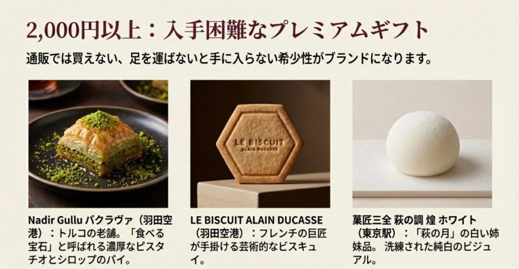 入手困難で高級な東京のプレミアムお土産