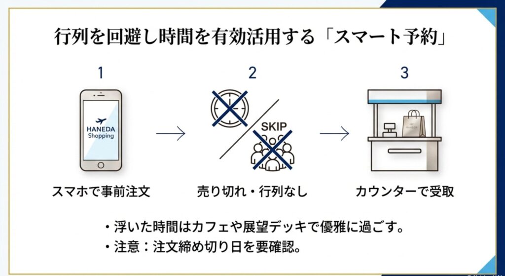 羽田空港公式ショッピングサイトHANEDA Shoppingでのスマート予約・受取手順