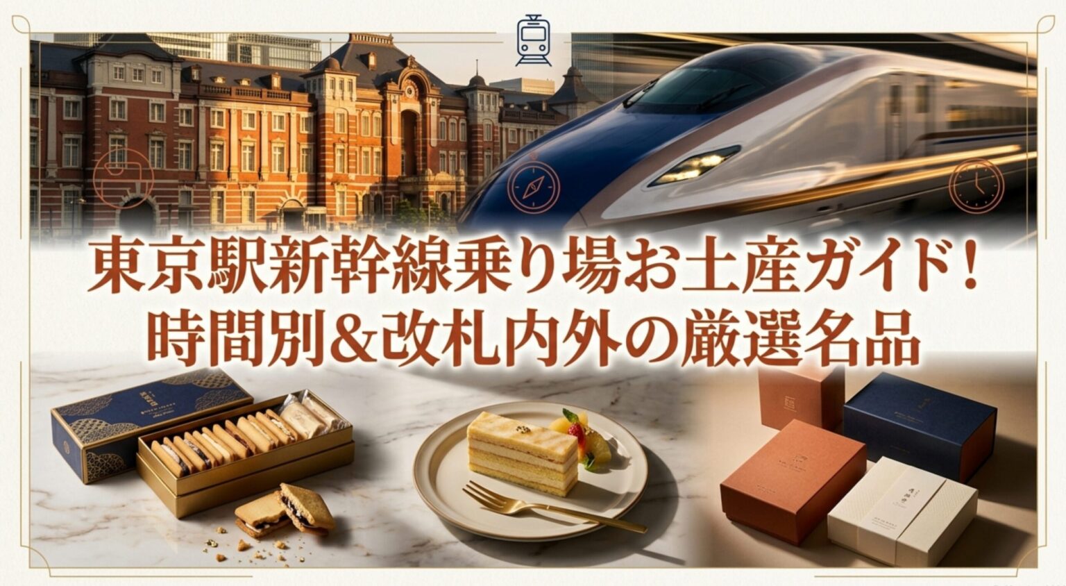 東京駅新幹線乗り場お土産ガイド！時間別＆改札内外の厳選名品