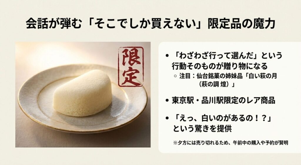 駅限定のレアなお土産商品