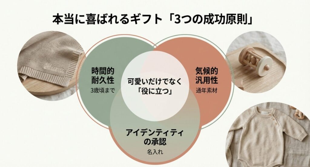 本当に喜ばれる出産祝いギフトの3つの成功原則