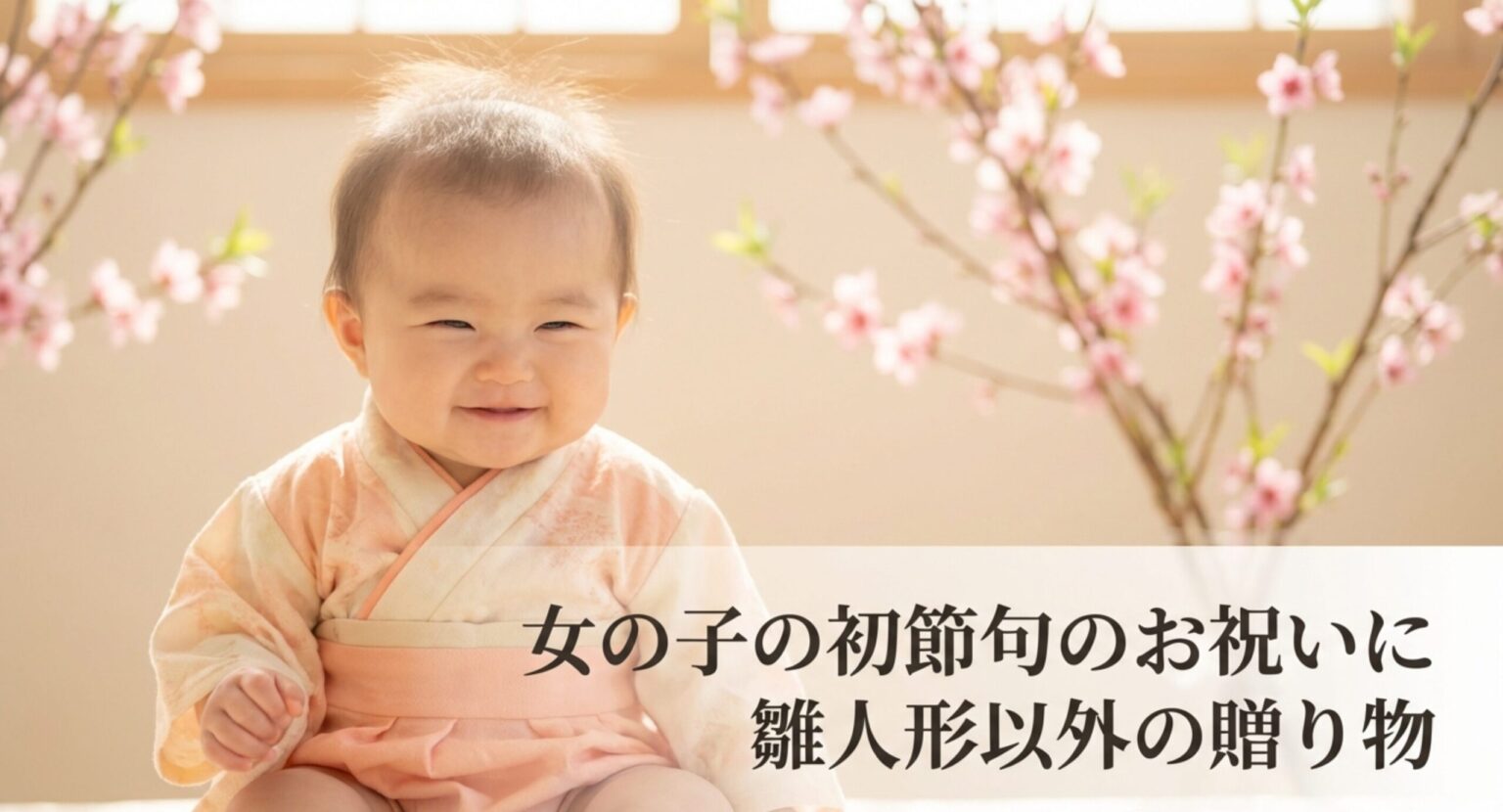 女の子の初節句のお祝いに雛人形以外の贈り物