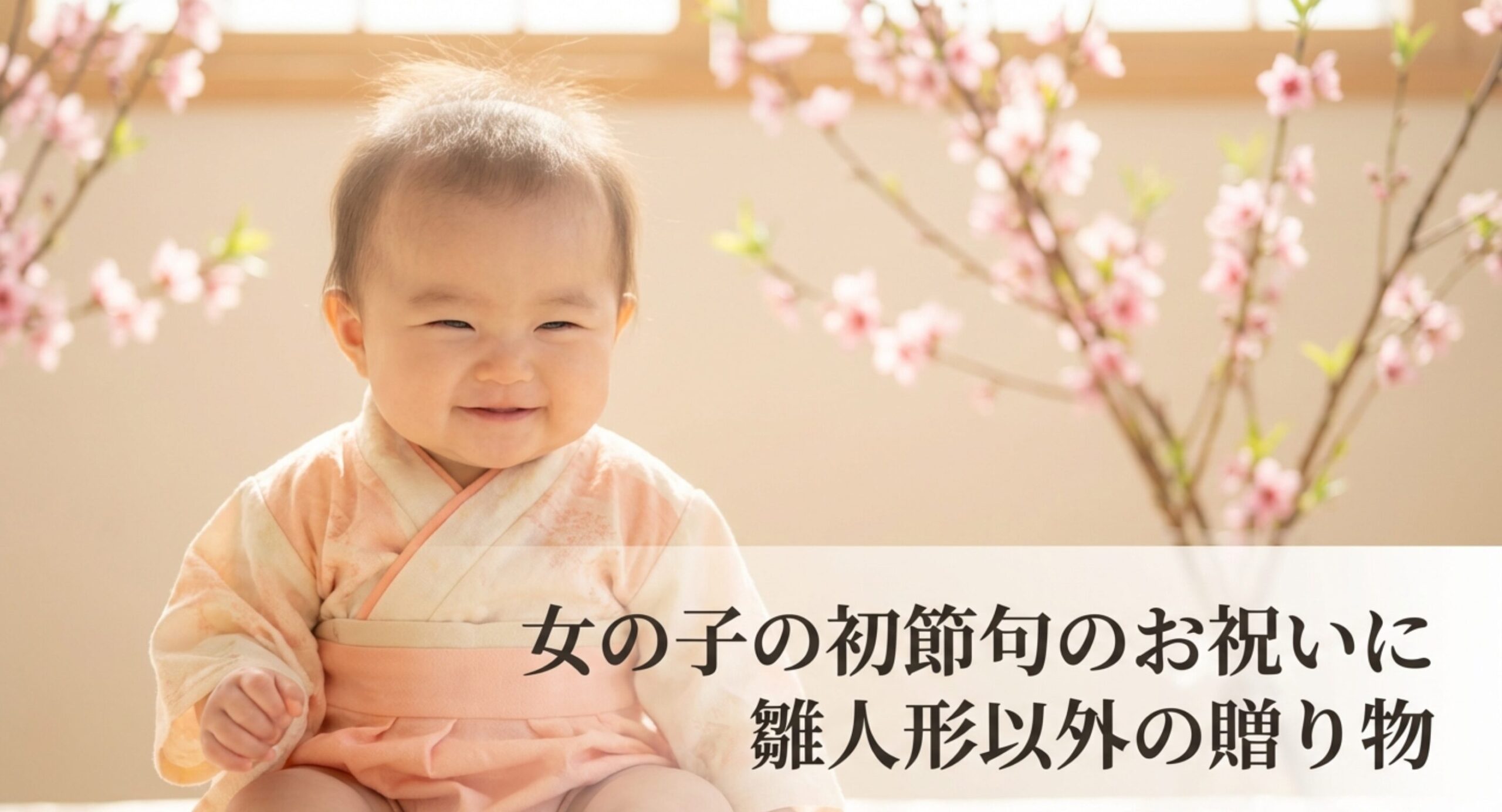 女の子の初節句のお祝いに雛人形以外の贈り物