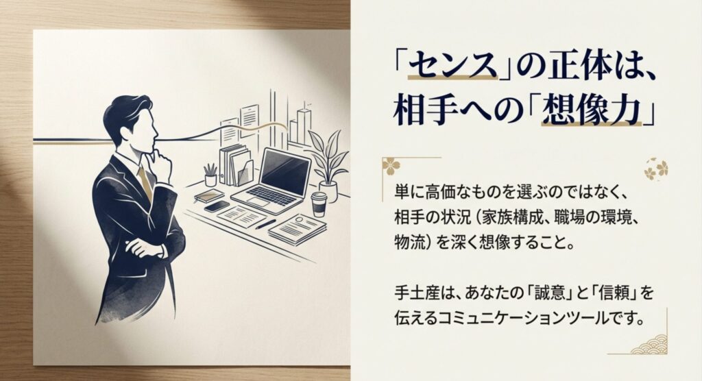 手土産のセンスの正体は相手への想像力と配慮