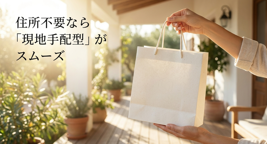 海外の住所を知らない相手には相手の国で商品を手配する現地手配型ギフトを使うと贈りやすい