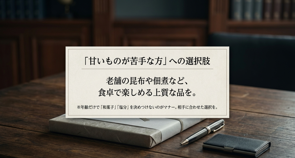 甘いものが苦手な取引先への大阪ビジネス手土産は老舗の昆布や佃煮など食卓で楽しめる品も候補