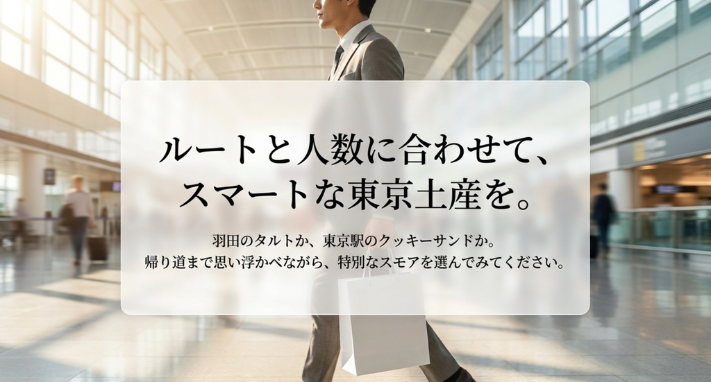羽田のタルトか東京駅のクッキーサンドか、移動ルートと人数に合わせて東京土産を選ぶまとめ