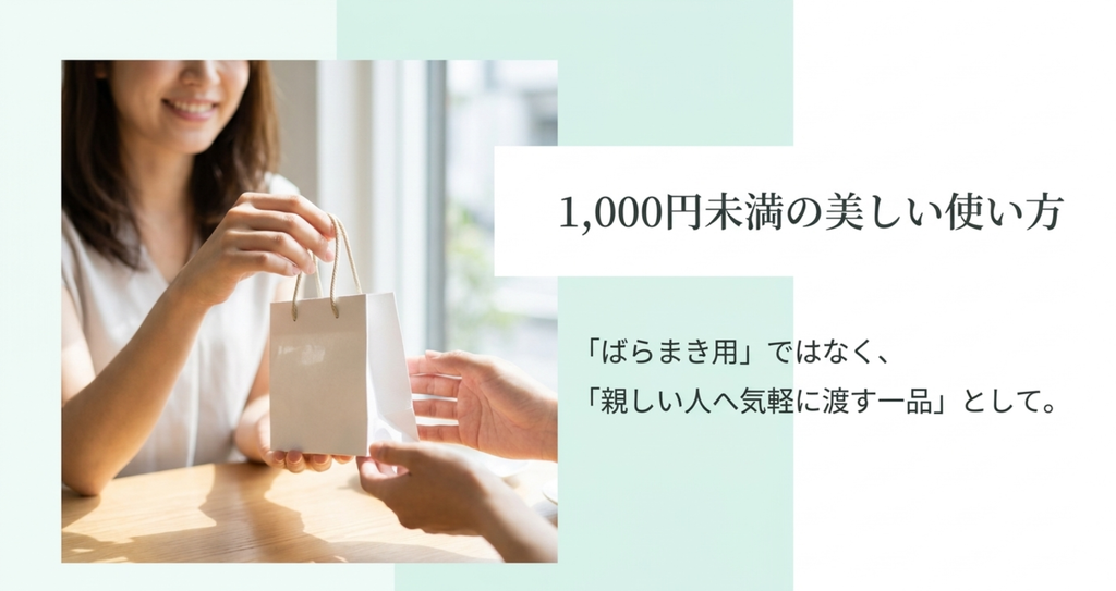 1000円未満の東京土産はばらまき用だけでなく親しい人へ気軽に渡す一品として選ぶ