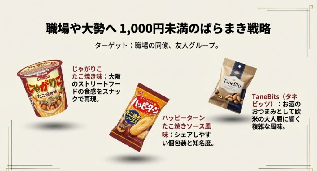 職場のばらまきに最適なじゃがりこたこ焼き味