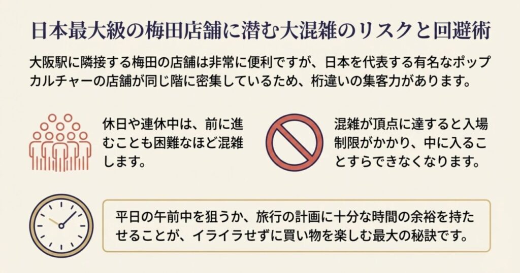 大丸梅田店ポケモンセンターの大混雑リスクと回避術
