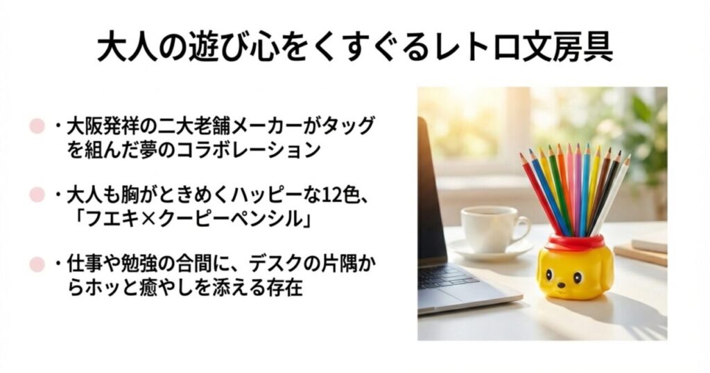 大人の遊び心をくすぐるレトロ文房具