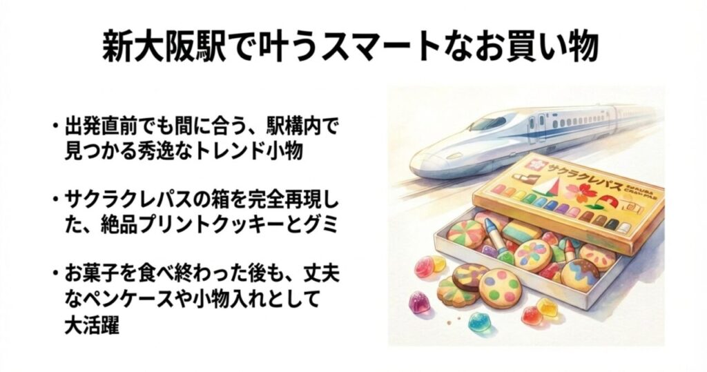 新大阪駅で叶うスマートなお買い物品