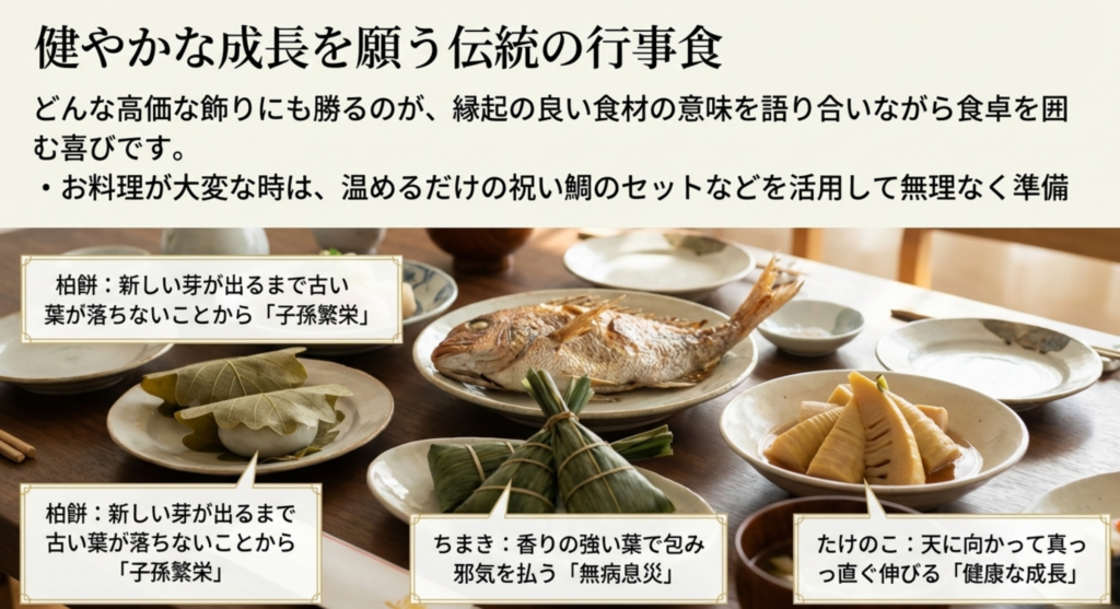 健やかな成長を願う伝統の行事食