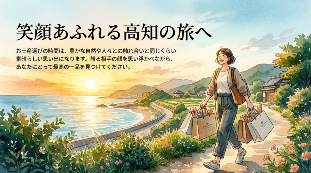 笑顔あふれる高知の旅へ。素晴らしい思い出になりますように
