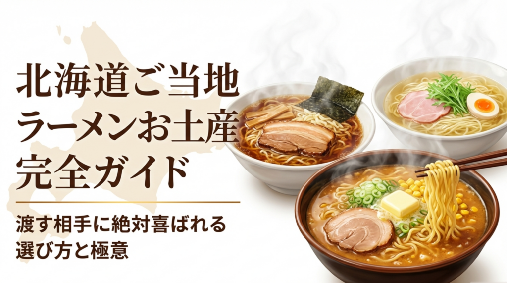 北海道ラーメンお土産完全指南