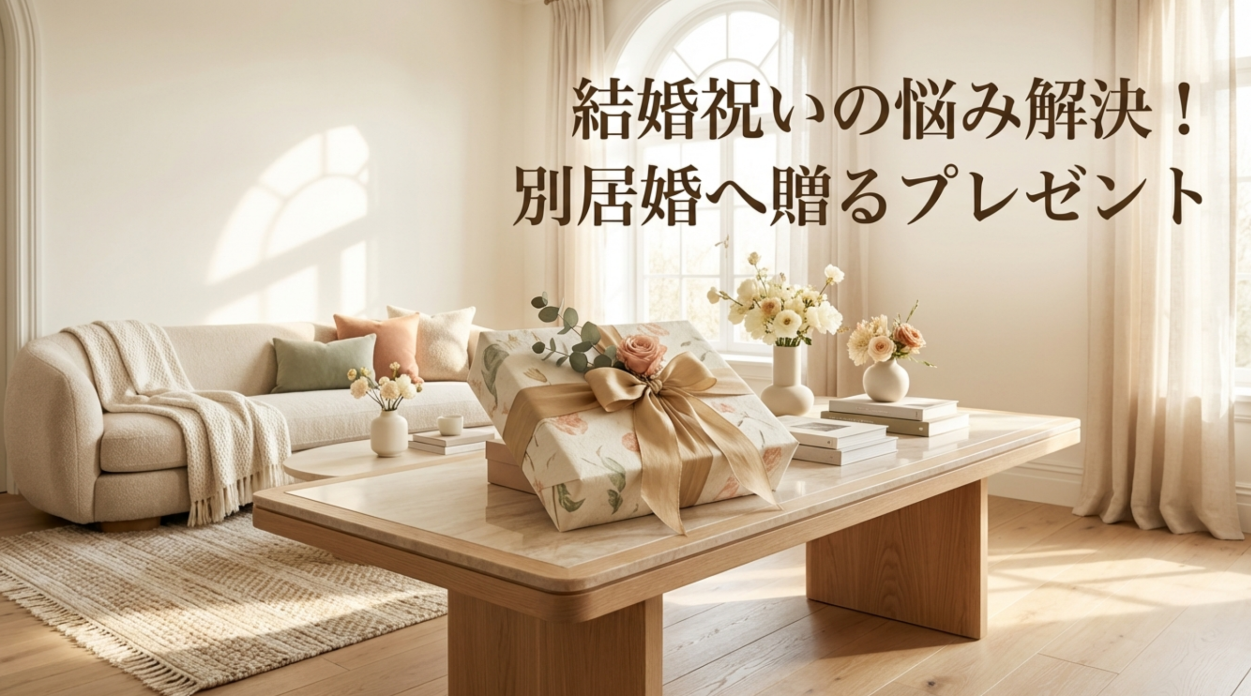 結婚祝いの悩み解決！別居婚へ贈るプレゼント