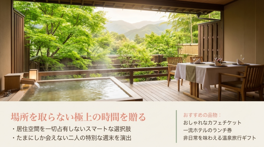 場所を取らない極上の時間を贈る体験型ギフト