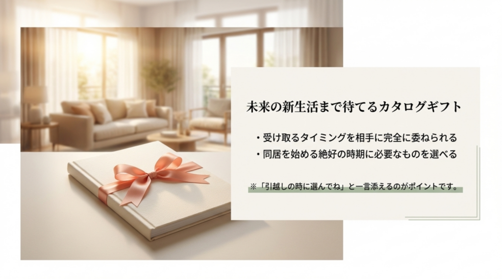 未来の新生活まで待てるカタログギフトのメリット