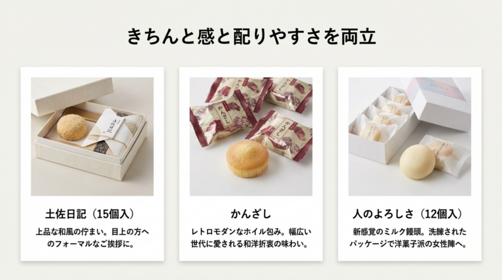 土佐日記やかんざしなど職場で喜ばれる個包装のお土産