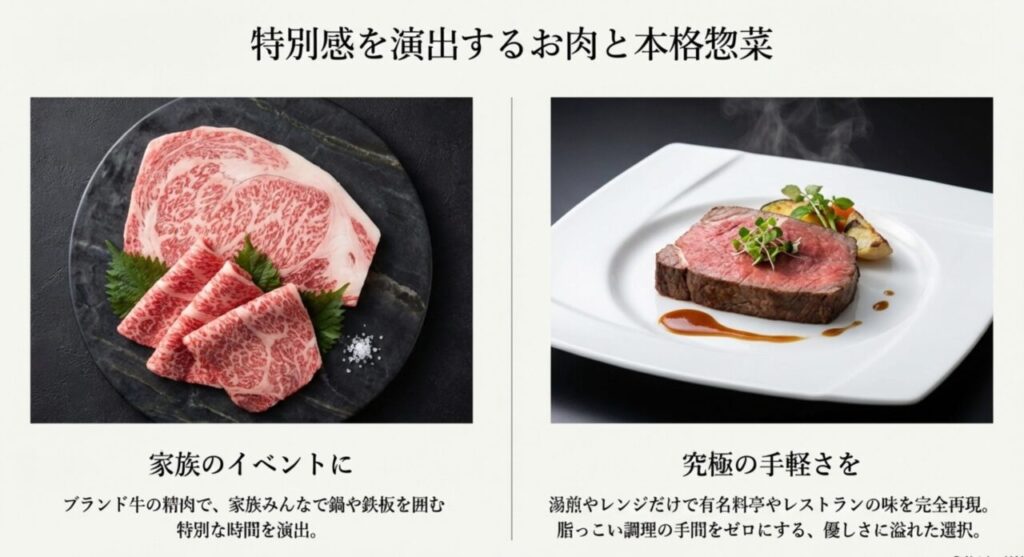 特別感を演出する高級お肉と本格惣菜ギフト