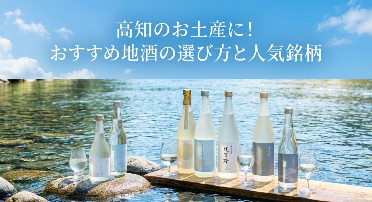高知のお土産に！おすすめ地酒の選び方と人気銘柄