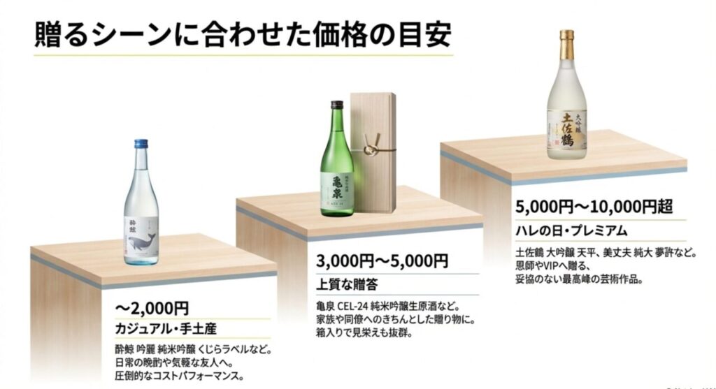 高知の地酒お土産の予算別相場とおすすめ銘柄