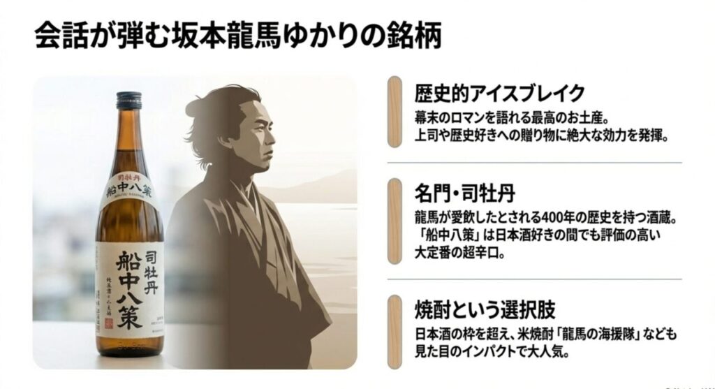 坂本龍馬が愛飲した司牡丹の船中八策