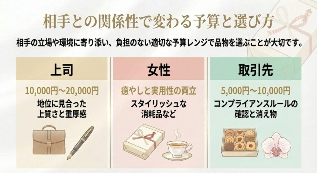 相手との関係性で変わる昇進祝いの予算相場と選び方