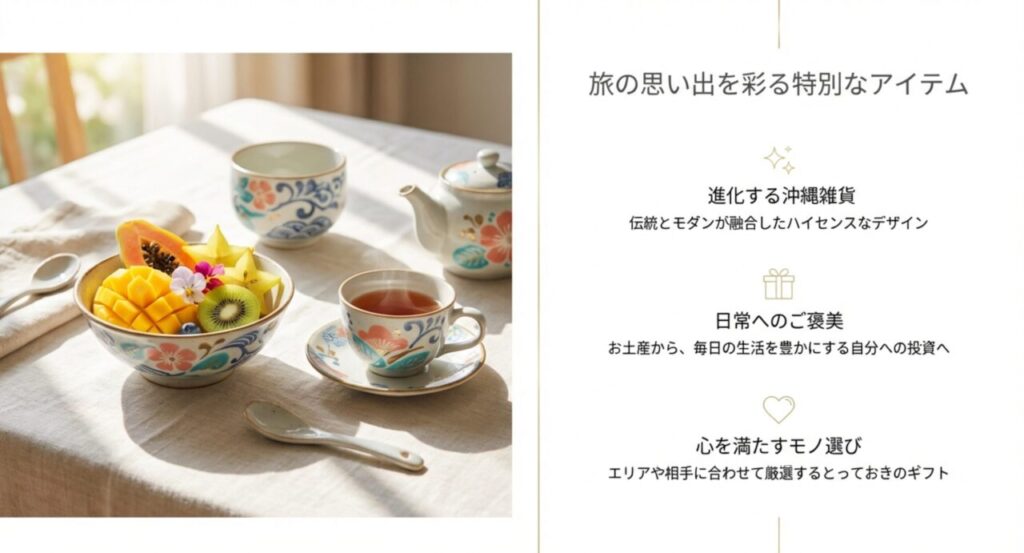 沖縄の伝統とモダンが融合したハイセンスなやちむんの器