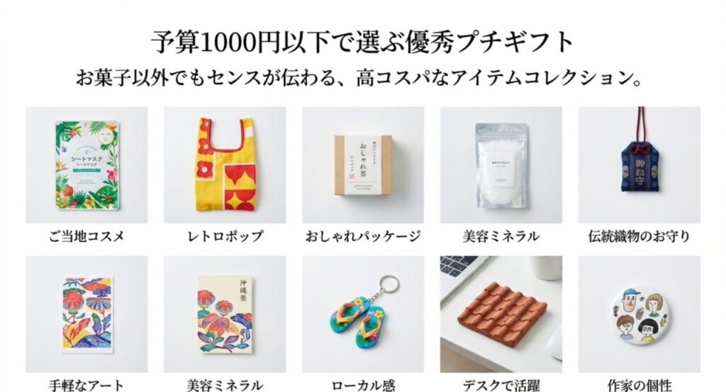 予算1000円以下で買える高コスパでおしゃれな沖縄のプチギフト
