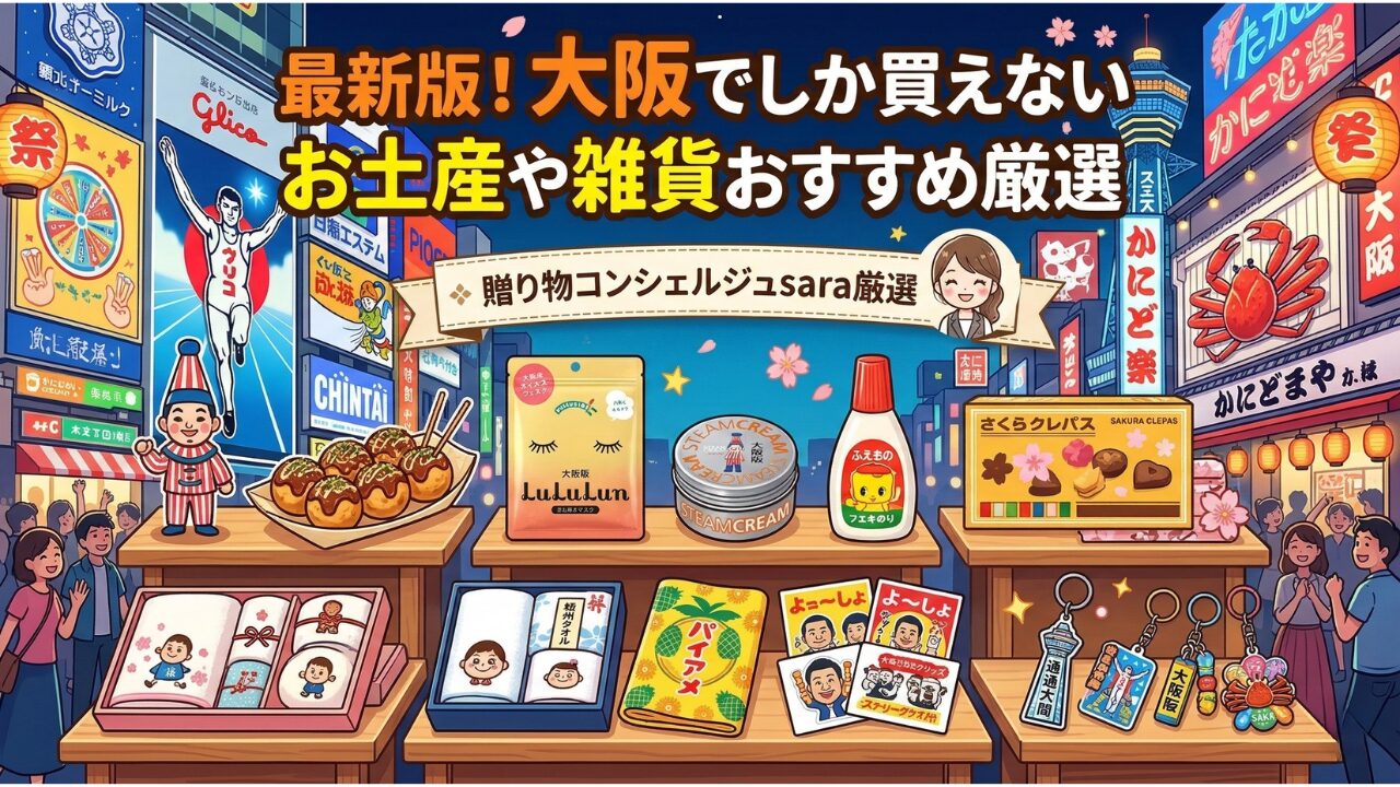 最新版！大阪でしか買えないお土産や雑貨おすすめ厳選
