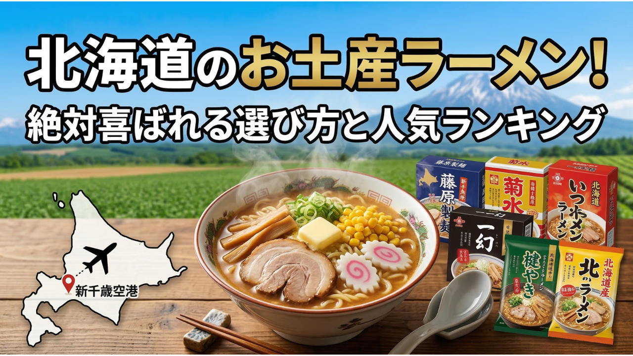 北海道のお土産ラーメン！絶対喜ばれる選び方と人気ランキング