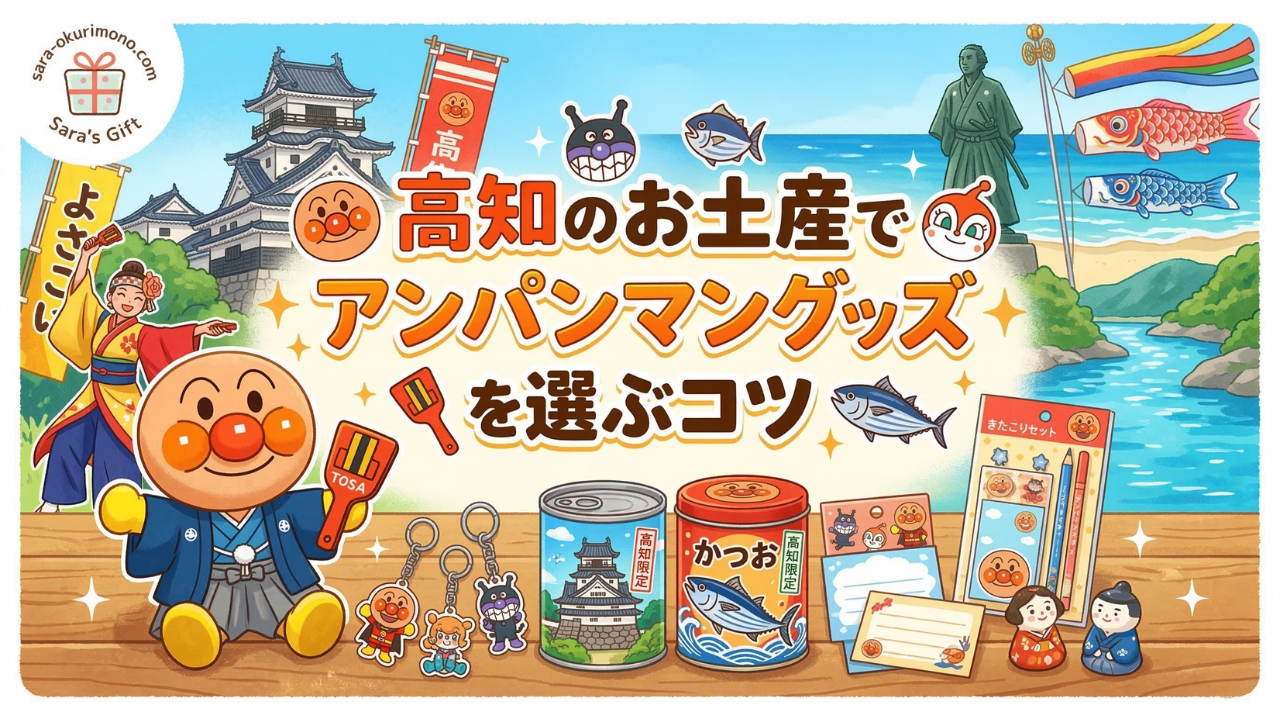 高知のお土産でアンパンマングッズを選ぶコツ