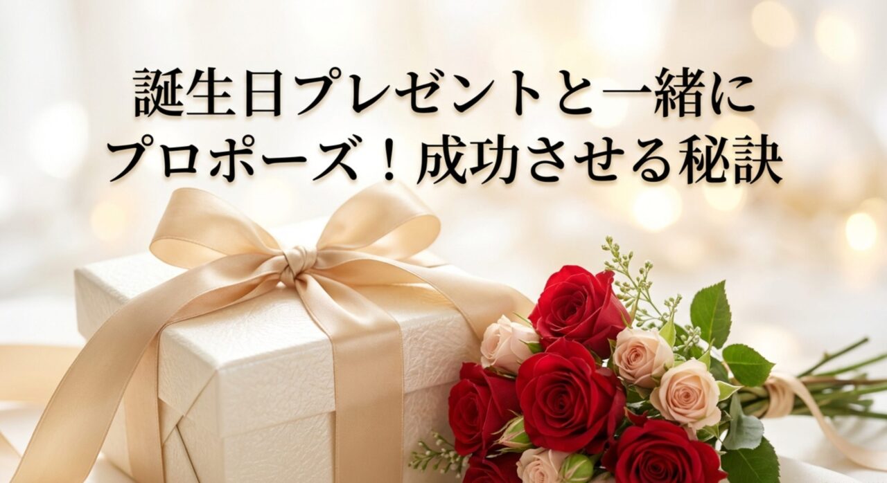誕生日プレゼントと一緒にプロポーズ！成功させる秘訣
