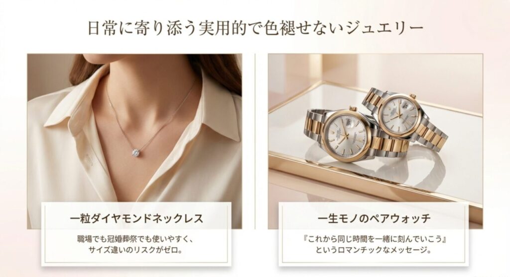 日常に寄り添う実用的で色褪せないジュエリー