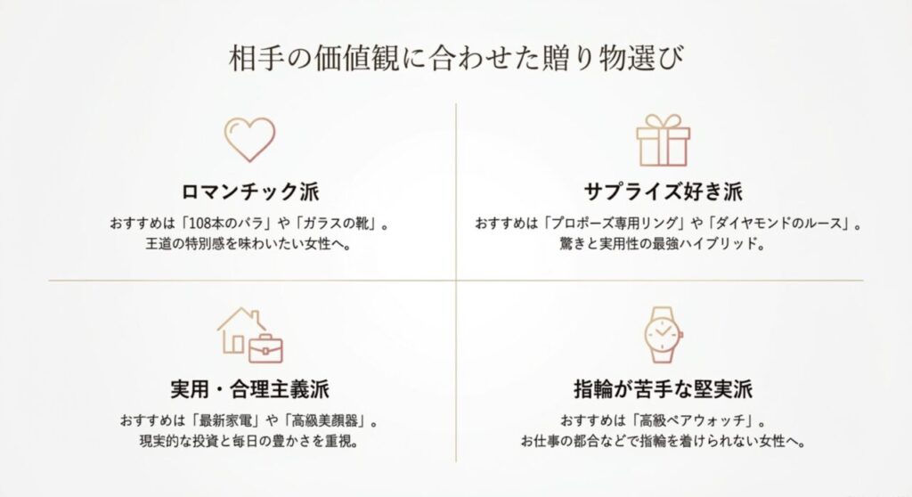 相手の価値観に合わせた贈り物選び
